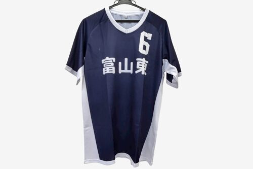 ハンドボールユニフォーム昇華プリント実績（富山東デザインA）