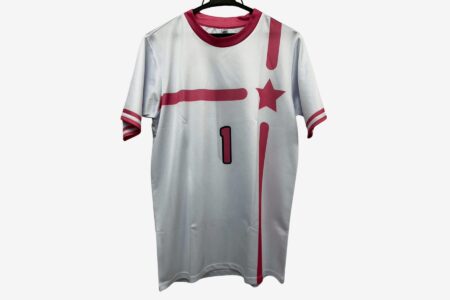 ハンドボールユニフォーム昇華プリント実績（OMAGARIデザインB）