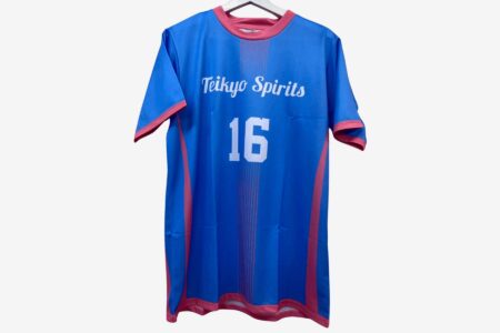 ハンドボールユニフォーム昇華プリント実績（Teikyo SpiritsデザインA）