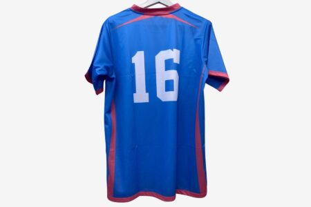 番号入りハンドボールユニフォーム昇華プリント実績